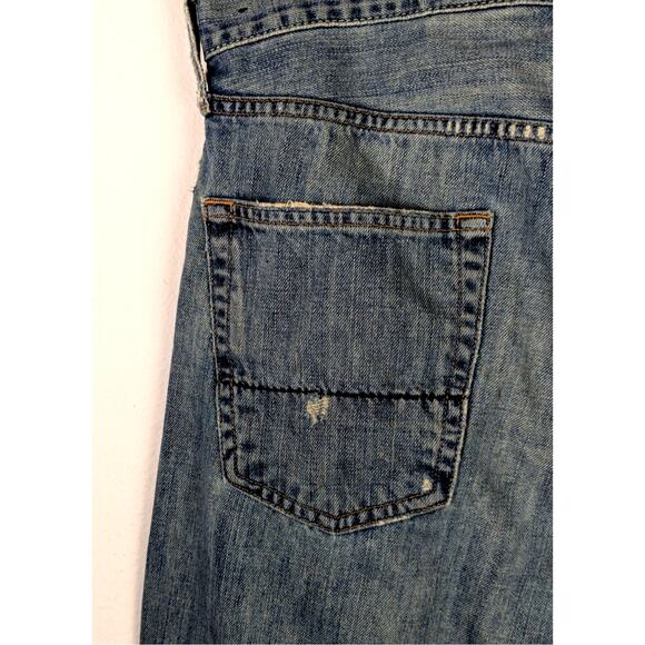 Vintage Abercrombie and Fitch Mens Jeans Baxter 34 x34 Low rise/slim Waist 36" - Picture 5 of 16
